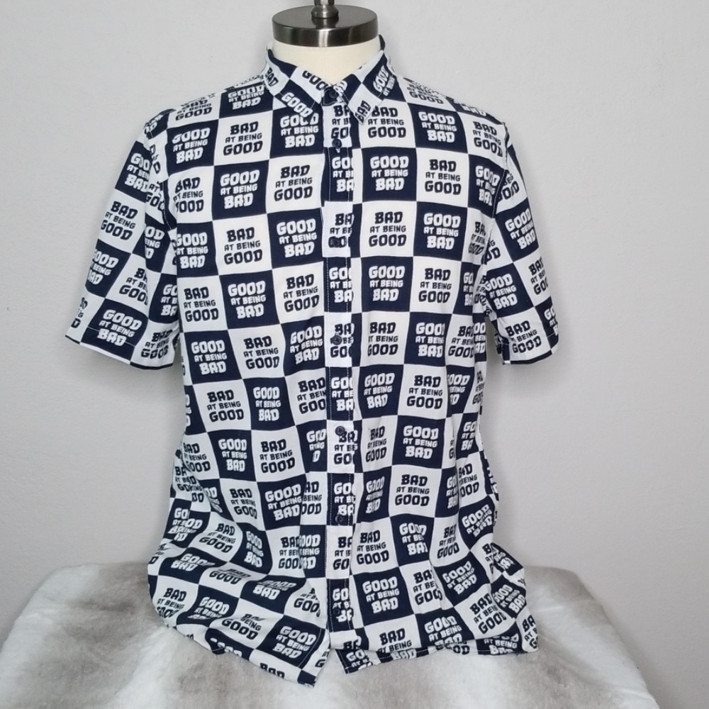 H&M Divided Good at Being Bad Button Front shirt